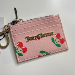 Juicy Couture Pink Cherry Cardholder Coin Purse NWT